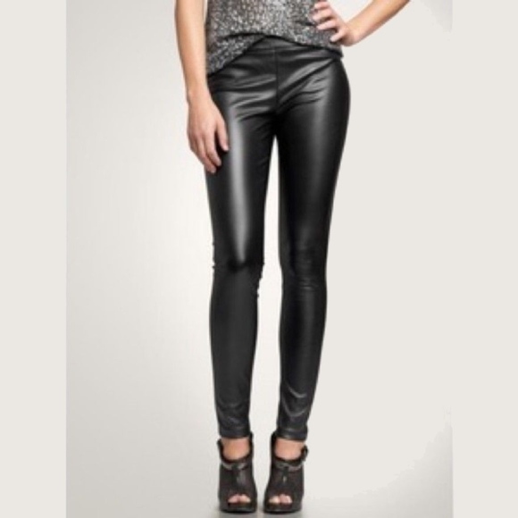 GAP Pants - New The GAP  Black Faux Leather Skinny Pants